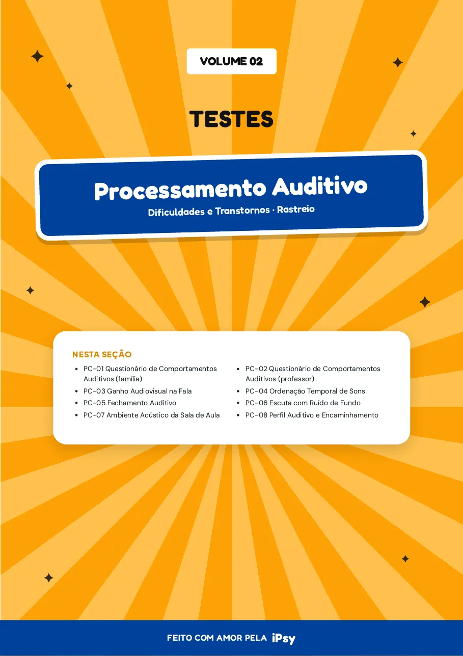 Abertura da seção nova de processamento auditivo do Volume 02