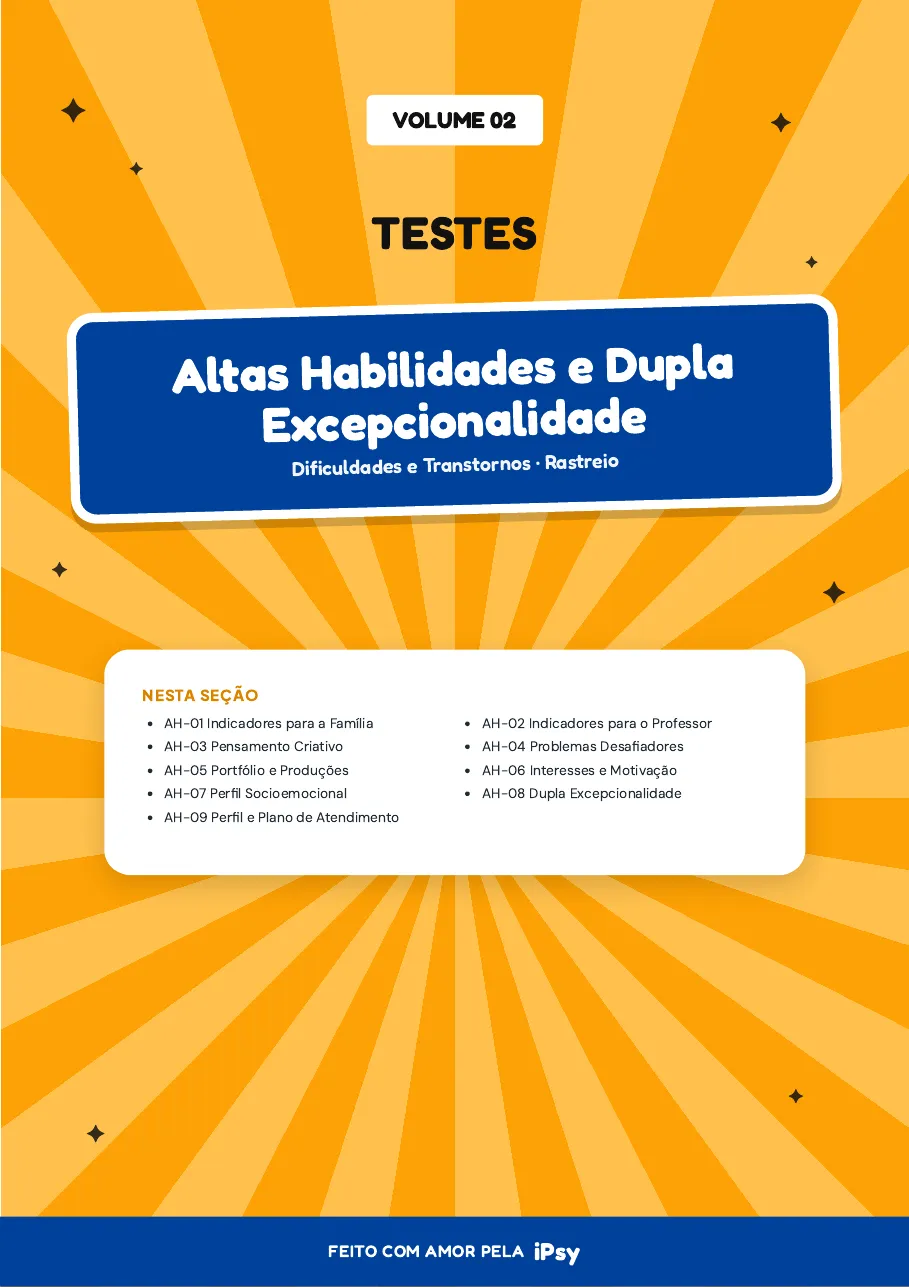 Abertura da seção nova de altas habilidades e dupla excepcionalidade