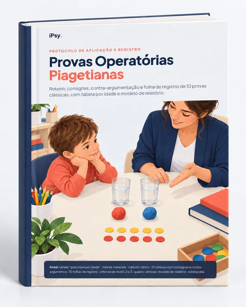Mockup do Protocolo das Provas Operatórias como livro impresso