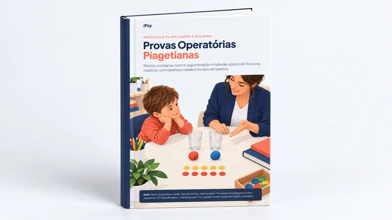 Mockup do Protocolo das Provas Operatórias como livro impresso